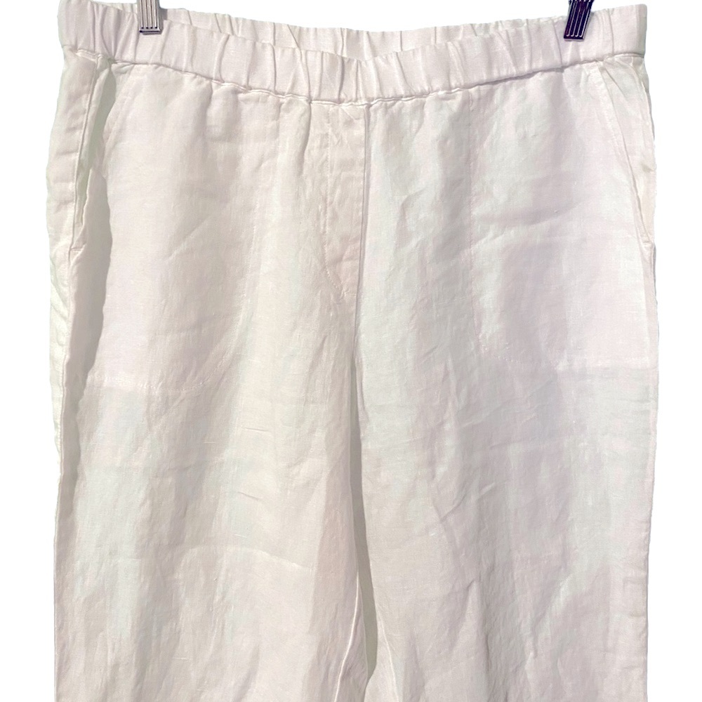 J. Jill White Elastic Waist Wide Leg & Cropped Pants NWT - Picture 7 of 12